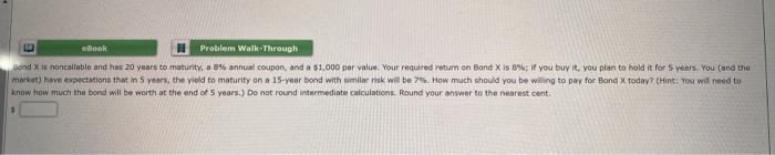 E Book Problem Walk Through cond X is concellable and has