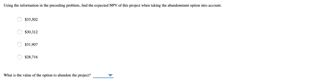 investment of $9,000. The base-case cash lows for this project are projected