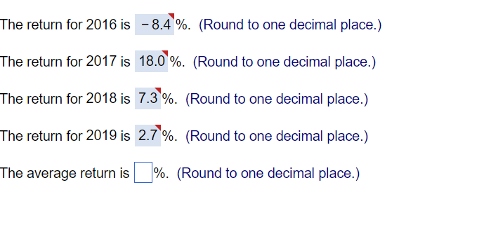 four years listed. There were no withdrawals or contributions of new funds