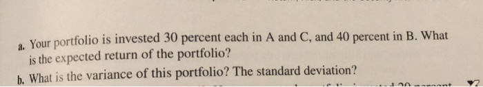 please, dont use excel, thank you. 10. Returns and Standard Deviations (L01]