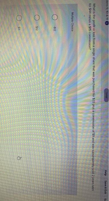  oters 9, 10 & 11 Help Save & Exit SU What