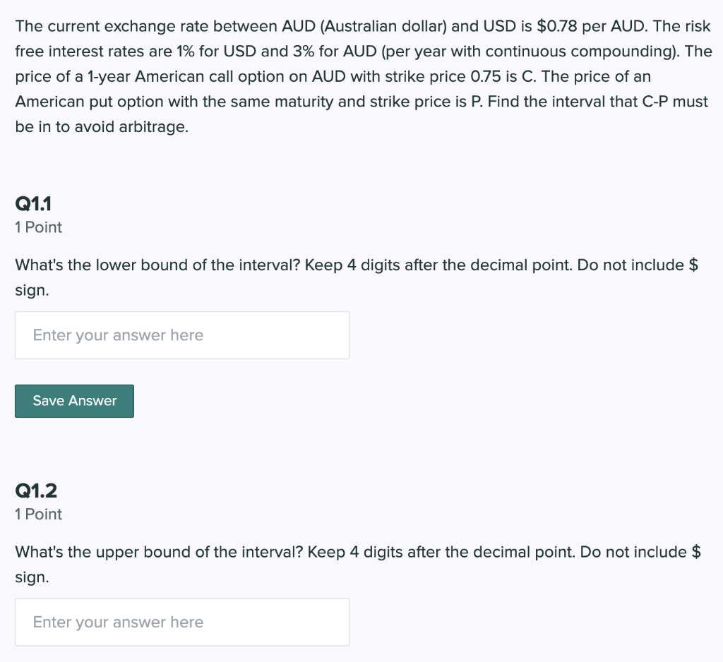 The current exchange rate between AUD (Australian dollar) and USD is