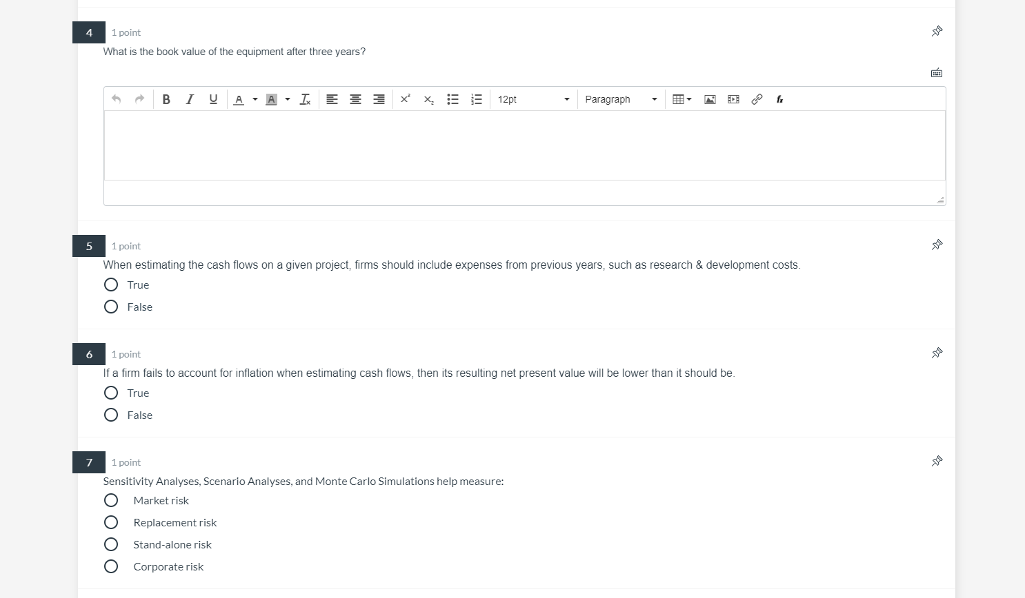 $20,000 Change in Net Operating Working Capital: $50,000 New sales per year: