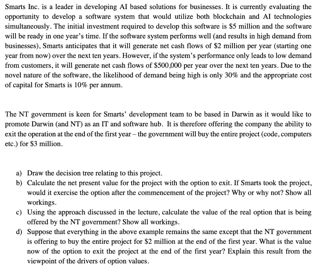  Smarts Inc. is a leader in developing AI based solutions for