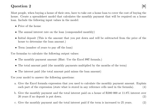 the scenarios described, then answer the questions that follow. Note that you