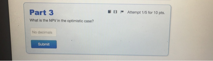 to set up the project is $100,000. This amount is to be