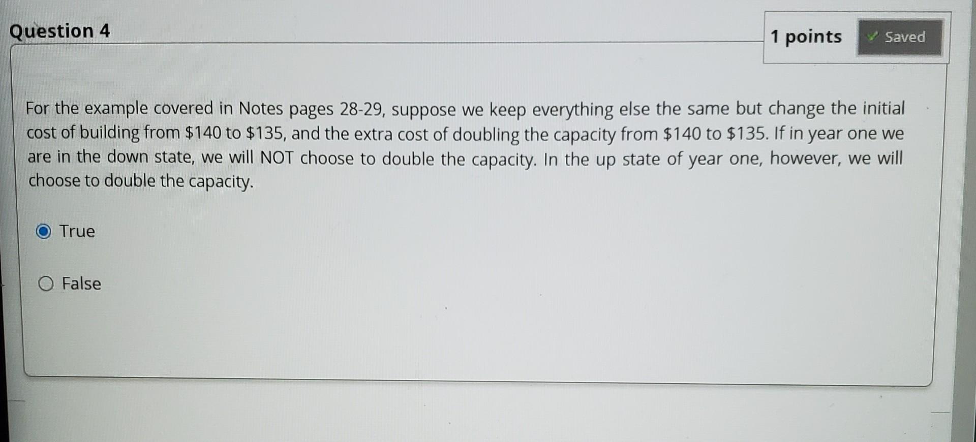 which will generate cash flows two years from now. The cost of