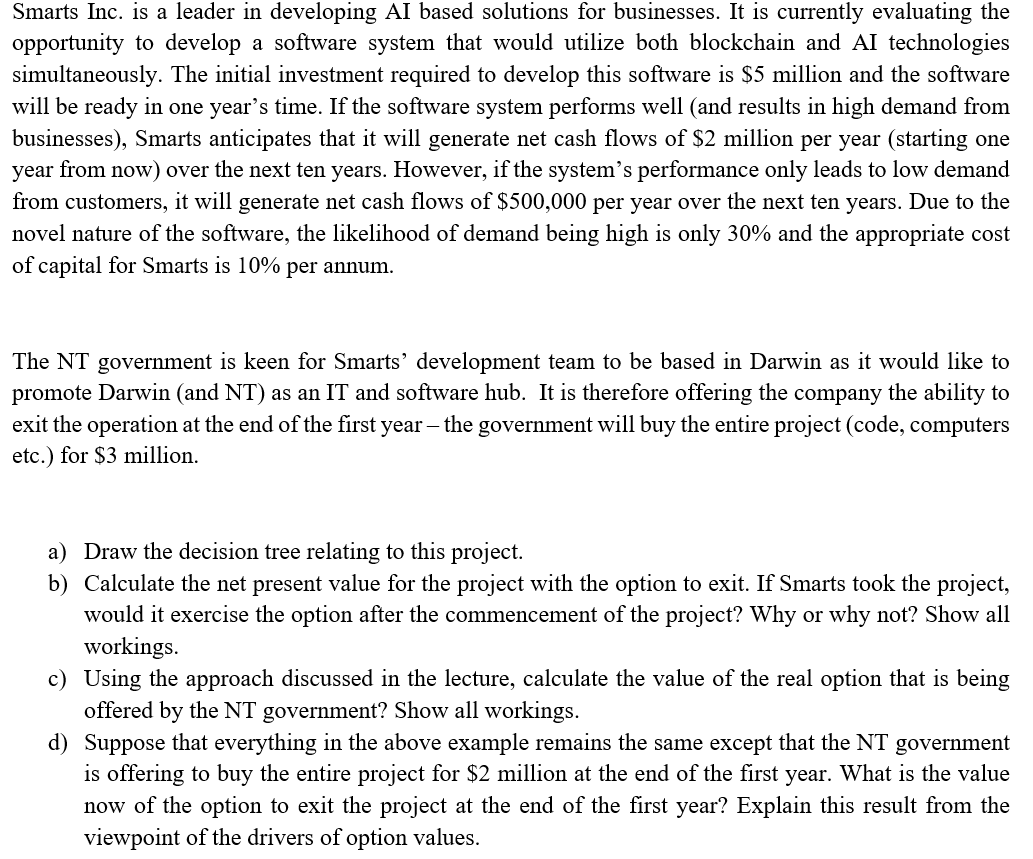 Smarts Inc. is a leader in developing AI based solutions for