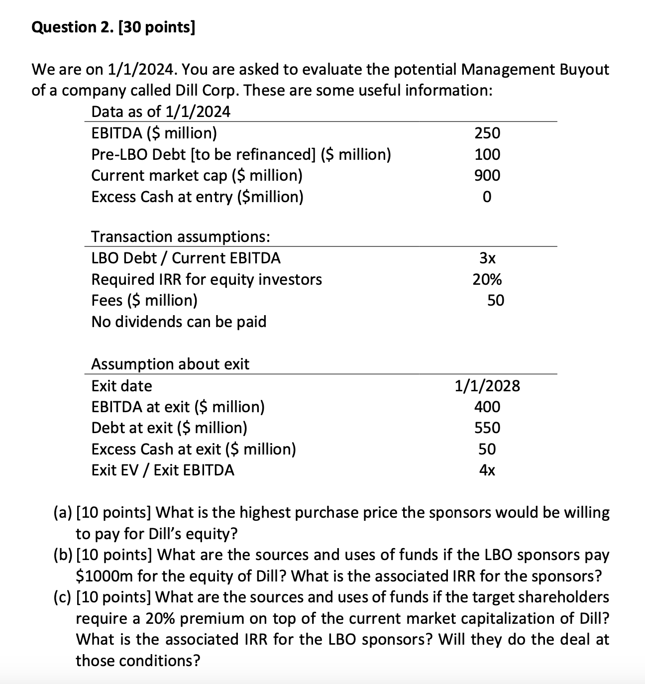  Question 2.[Show all work and answer all parts. 2nd image shows