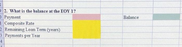 each of the questions below using arithmetic, algebra, and Excel functions as