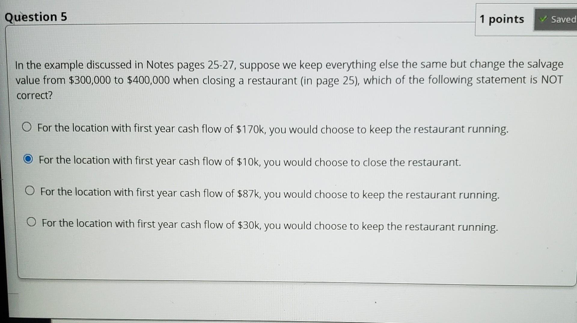 good as of now. The only way to distinguish the good from