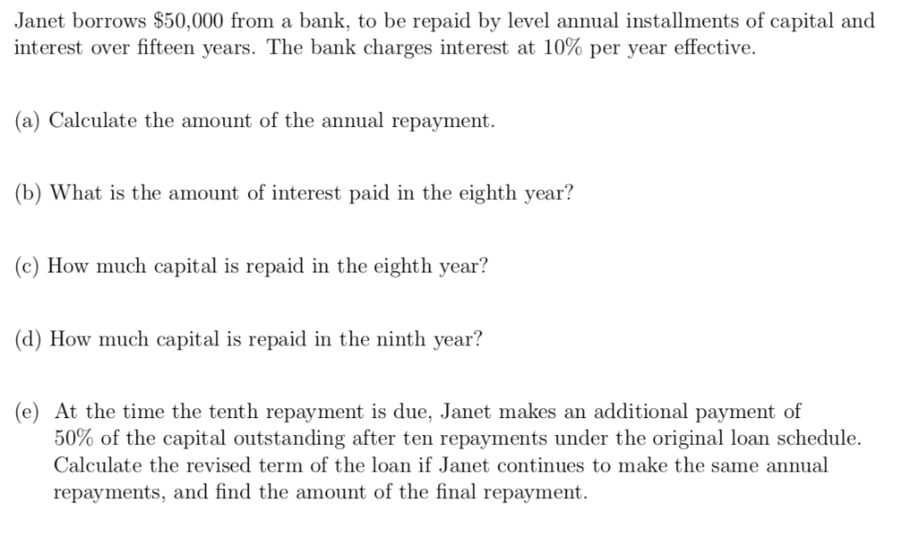 Only need help with part (e), please show how to solve this
