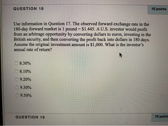  please answer #18, i have invluded 17 to help answer it