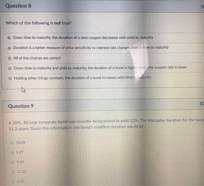  step by step instructions to 8 & 9 Question8 10 Which