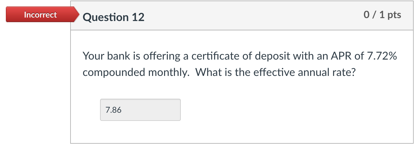 please show step by step method of solving this problem. Incorrect Question