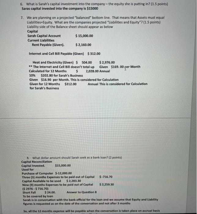 business the past year as the only employee and has several clients