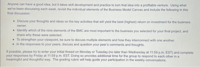 please submit an answer not already used Anyone can have a good