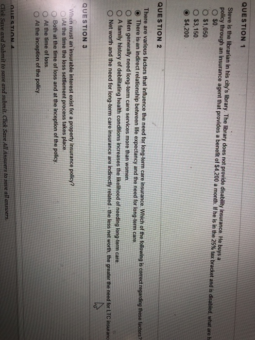 Easy finance question #2 and 3 