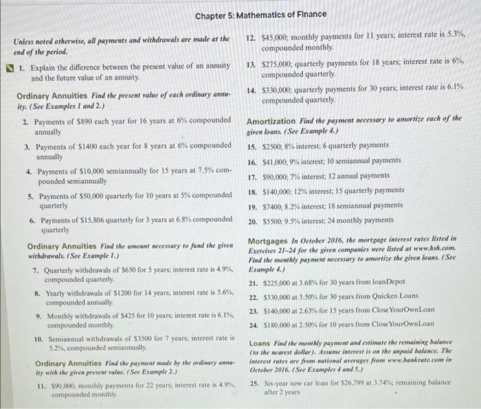 i need with help number 12 and 14 please Chapter 5: Mathematics