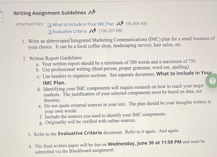 The two " attached files " are below Please help !! Take