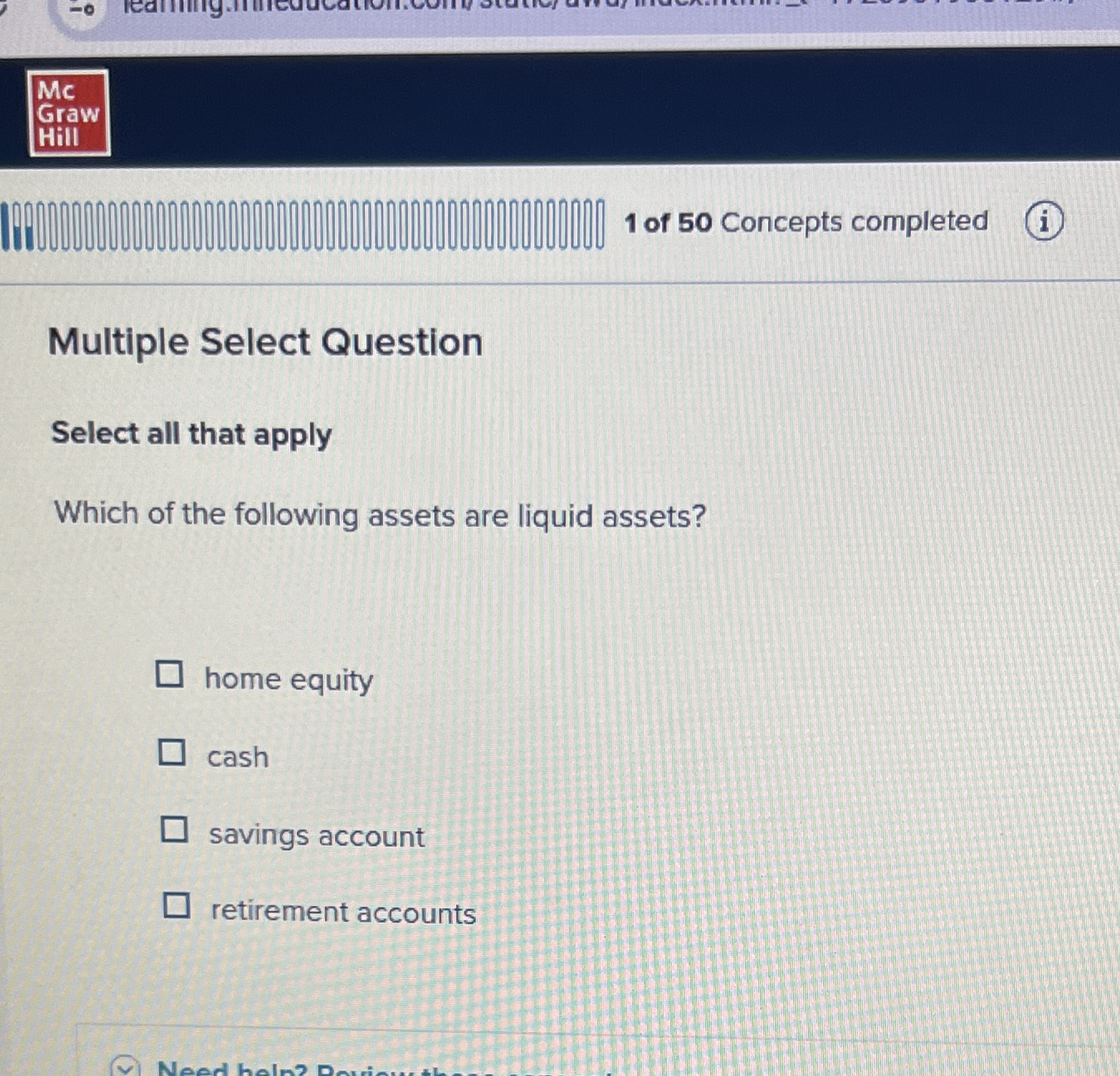  Multiple Select Question Select all that apply Which of the following