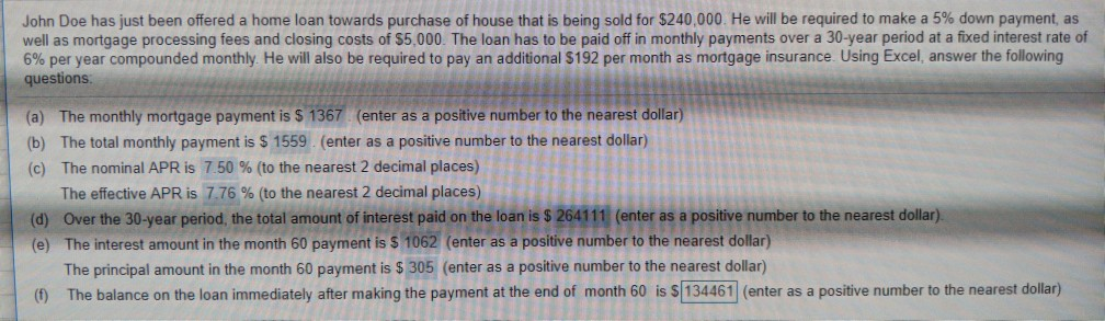  How do I solve for F, please use excel and show