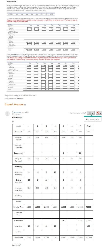 subcontract, and backlog. I am not suppossed to have any blanks. can