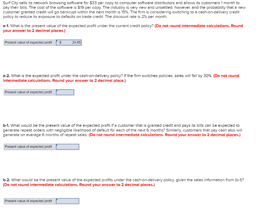 Surf City sells its network browsing software for $33 per copy
