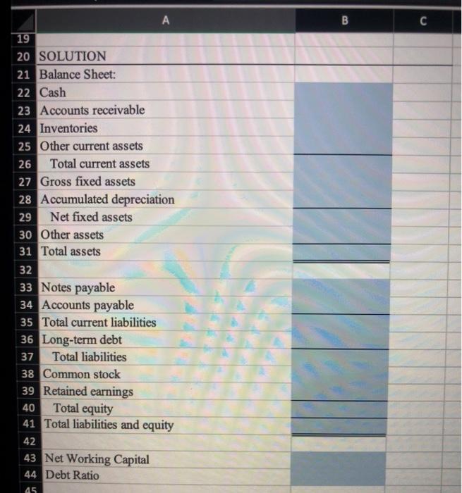 through thank you 3 Prepare a balance sheet from the following information.