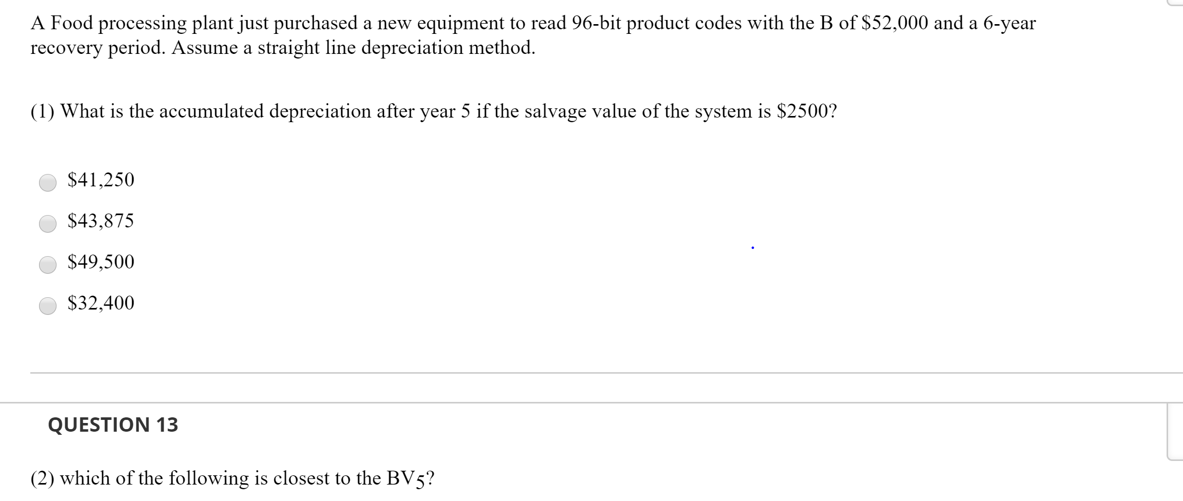 PLEASE SHOW ALL WORK A Food processing plant just purchased a new