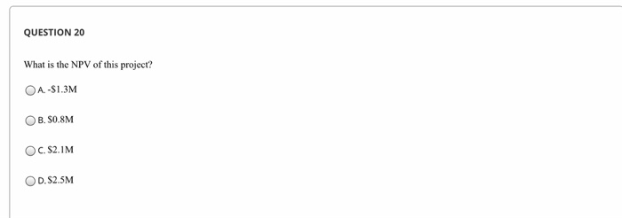 A? OA-0.020 OB. 0.024 OC. 0.034 OD.0.051 QUESTION 2 What is the