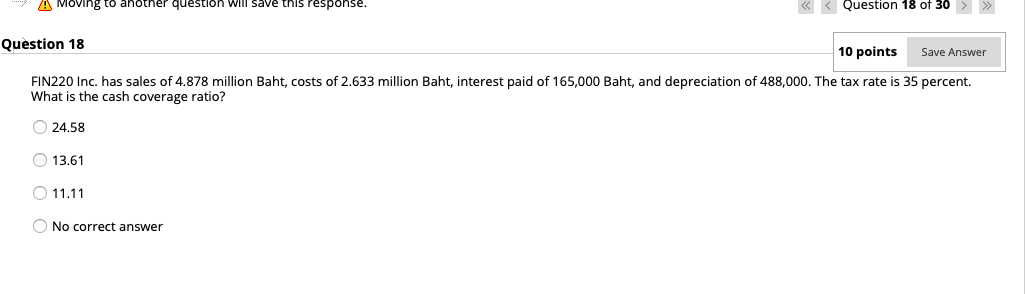 operating results for the past year: sales = 23.388 million Baht; depreciation