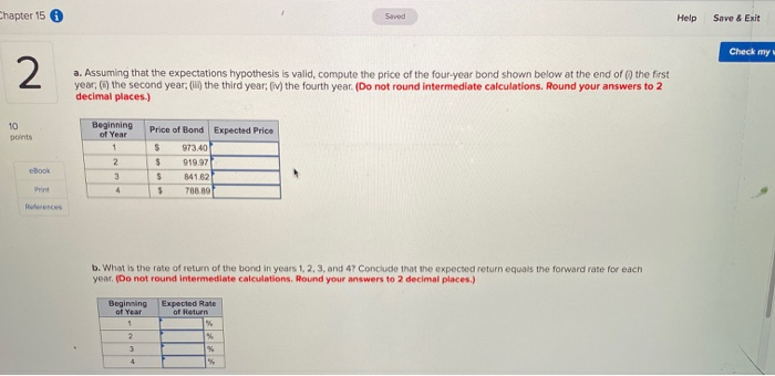  Chapter 15 Saved Help Save & Exit Check my 2 a.