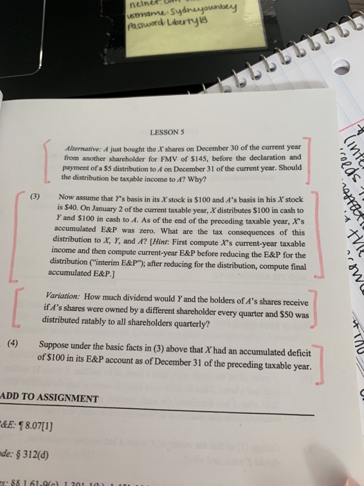 it. ADD BEE:118.03-8.04 el. Ex. (1), 1.316-2(a), 1.316. Code: 55 275(a)(1), 312(a)(1),