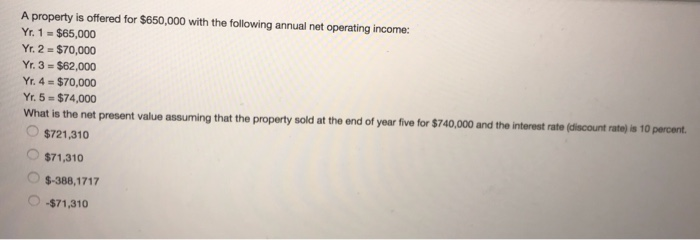 A property has a net operationg income of $1,500,000. The lender requires
