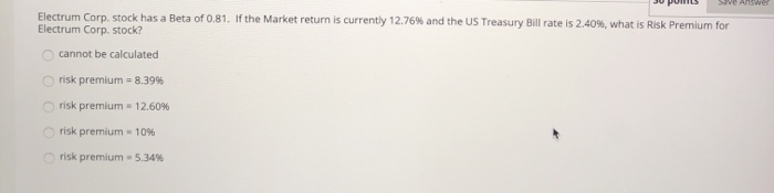  JU PUNS Suve Answer Electrum Corp. stock has a Beta of