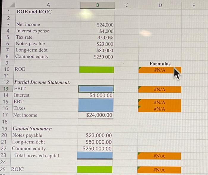 is $24000, its interest expense is $4000, and its tax rate is