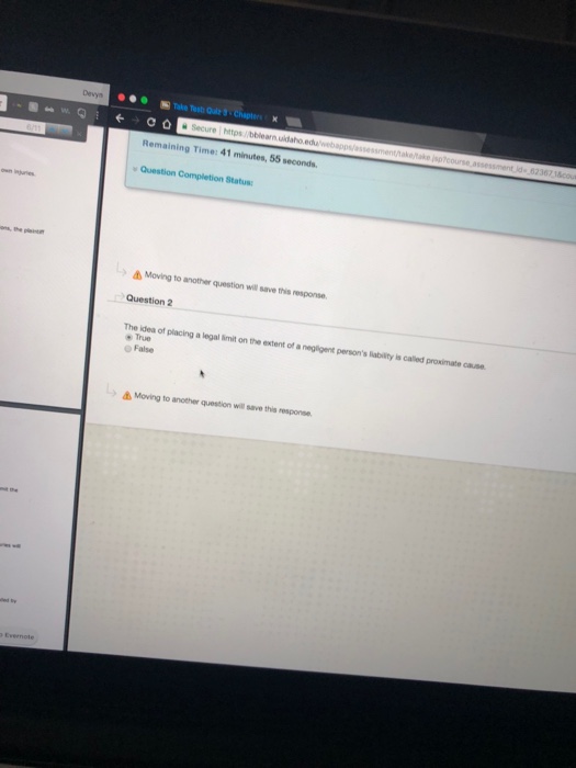 response. Question 1 An intentional, non-consensual touching is caled: o defamation assault
