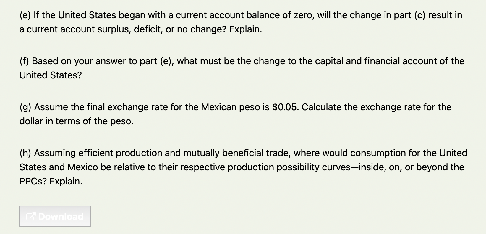 Just do E,F,G,H. Complete all 4 thoroughly. I uploaded the answers