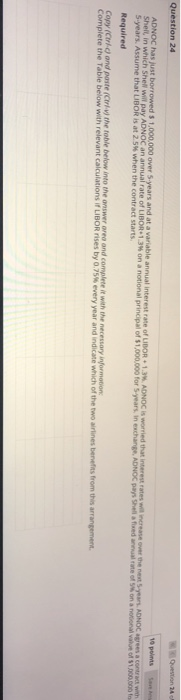  the table is already there shown, 6 rows 7 columns i