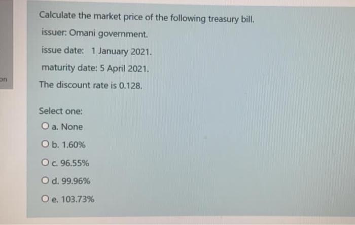 company, and there is an expectation that the market interest rate will
