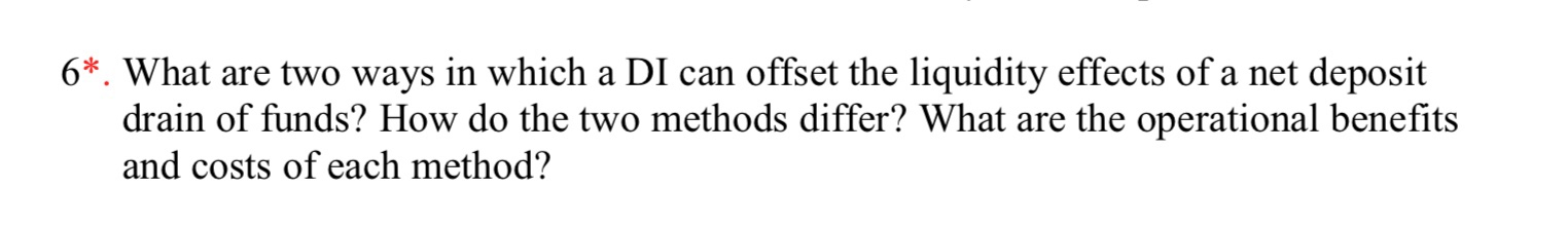  6*. What are two ways in which a DI can offset