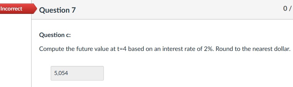 Negative decreasing Question b: What is the value of base amount? Question