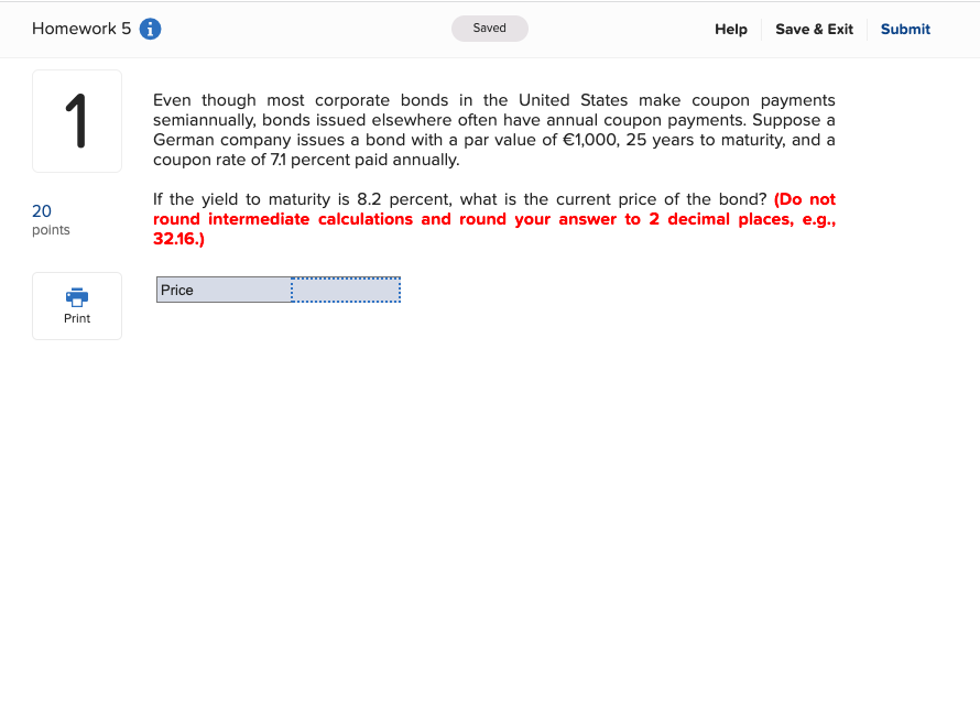 Homework 5 0 Saved Help Save & Exit Submit 1 Even