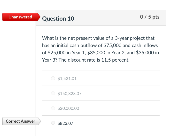 Question 6 0/5 pts You work for a firm that reports the