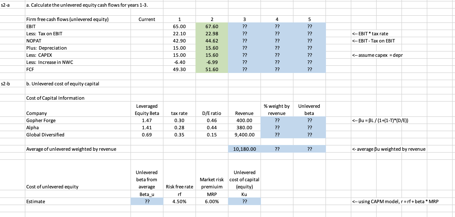 by company CFO Gary Burton. Burton prepared a set of financial projections