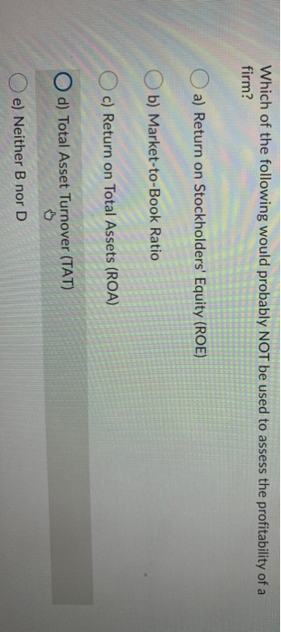 is most likely driven by what firm characteristic? 2019 2018 2017 ROE