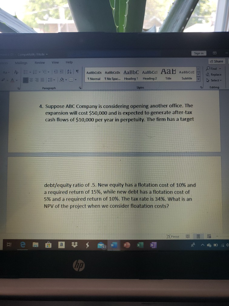  Compatibilit Mode - Sign in Review View Help Share Aa-A 24