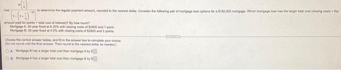  use blank to determine the regular payment amount rounded to the