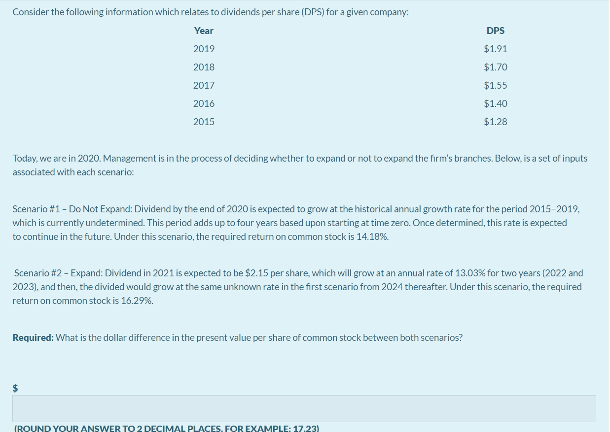 Type or paste question here Consider the following information which relates to